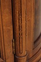 L73915: Pair HENREDON Round Walnut Living Room Lam