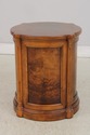L73915: Pair HENREDON Round Walnut Living Room Lam