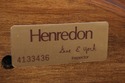 L73915: Pair HENREDON Round Walnut Living Room Lam