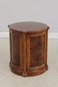 L73915: Pair HENREDON Round Walnut Living Room Lam