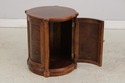L73915: Pair HENREDON Round Walnut Living Room Lam