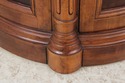 L73915: Pair HENREDON Round Walnut Living Room Lam