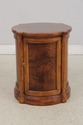 L73915: Pair HENREDON Round Walnut Living Room Lam