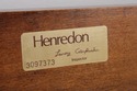 73916: HENREDON Villa Borghese Walnut Queen Size H