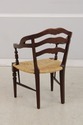 L73933: Pair Of Rush Seat Barrel Back Chairs