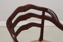 L73933: Pair Of Rush Seat Barrel Back Chairs