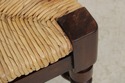 L73933: Pair Of Rush Seat Barrel Back Chairs
