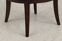 73941: Silk Crewel Work Tufted Back Swivel Chair
