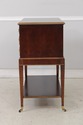 L73944: EJ VICTOR 2 Tier Yew Wood Silver Server Ca