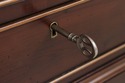 L73944: EJ VICTOR 2 Tier Yew Wood Silver Server Ca