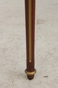 L73960: French Louis XVI Round Marble Top Lamp Tab