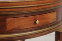 L73960: French Louis XVI Round Marble Top Lamp Tab
