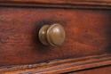 73973: Mahogany 2 Drawer Marble Top Console Table