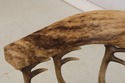 L73988: THEODORE ALEXANDER Antler Chair w. Animal 
