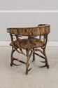 L73988: THEODORE ALEXANDER Antler Chair w. Animal 
