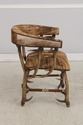 L73988: THEODORE ALEXANDER Antler Chair w. Animal 