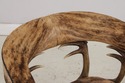 L73988: THEODORE ALEXANDER Antler Chair w. Animal 