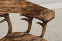 L73988: THEODORE ALEXANDER Antler Chair w. Animal 