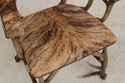 L73988: THEODORE ALEXANDER Antler Chair w. Animal 
