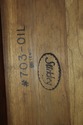 73992: STICKLEY Cherry Mission Trestle Table