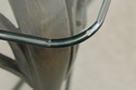 74009: Wrought Iron & Glass Top Console Sofa Table