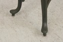 74009: Wrought Iron & Glass Top Console Sofa Table