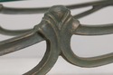 74009: Wrought Iron & Glass Top Console Sofa Table