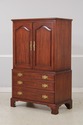 74025: HENKEL HARRIS Cherry TV Armoire Cabinet