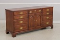 74027: HENKEL HARRIS Cherry Dresser w. Mirror	
