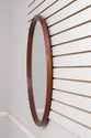 74036: HENKEL HARRIS Cherry Oval Wall Mirror