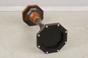 L74055: Pair Of Burl Wood Regency Empire Black & G