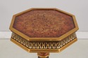 L74055: Pair Of Burl Wood Regency Empire Black & G