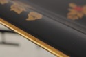 L74062: Black & Gold Toleware Tray Top Table