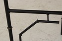 L74062: Black & Gold Toleware Tray Top Table