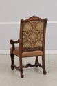 L74077: Set of 8 HENREDON Walnut Finish Dining Cha