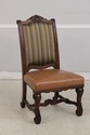 L74077: Set of 8 HENREDON Walnut Finish Dining Cha