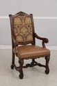 L74077: Set of 8 HENREDON Walnut Finish Dining Cha
