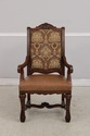 L74077: Set of 8 HENREDON Walnut Finish Dining Cha