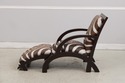 74078: Art Deco Modern Style Zebra Print Chair & O