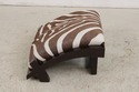 74078: Art Deco Modern Style Zebra Print Chair & O