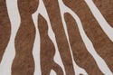 74078: Art Deco Modern Style Zebra Print Chair & O