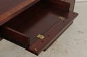 74081: HENKEL HARRIS Mahogany Banded Kneehole Cred