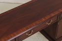 74081: HENKEL HARRIS Mahogany Banded Kneehole Cred