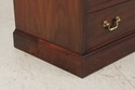 74081: HENKEL HARRIS Mahogany Banded Kneehole Cred