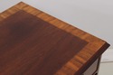 74081: HENKEL HARRIS Mahogany Banded Kneehole Cred