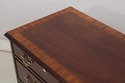 74081: HENKEL HARRIS Mahogany Banded Kneehole Cred