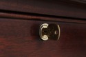 74081: HENKEL HARRIS Mahogany Banded Kneehole Cred