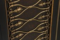 L74083: THEODORE ALEXANDER Regency Style Black & G