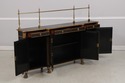 L74083: THEODORE ALEXANDER Regency Style Black & G