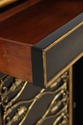 L74083: THEODORE ALEXANDER Regency Style Black & G